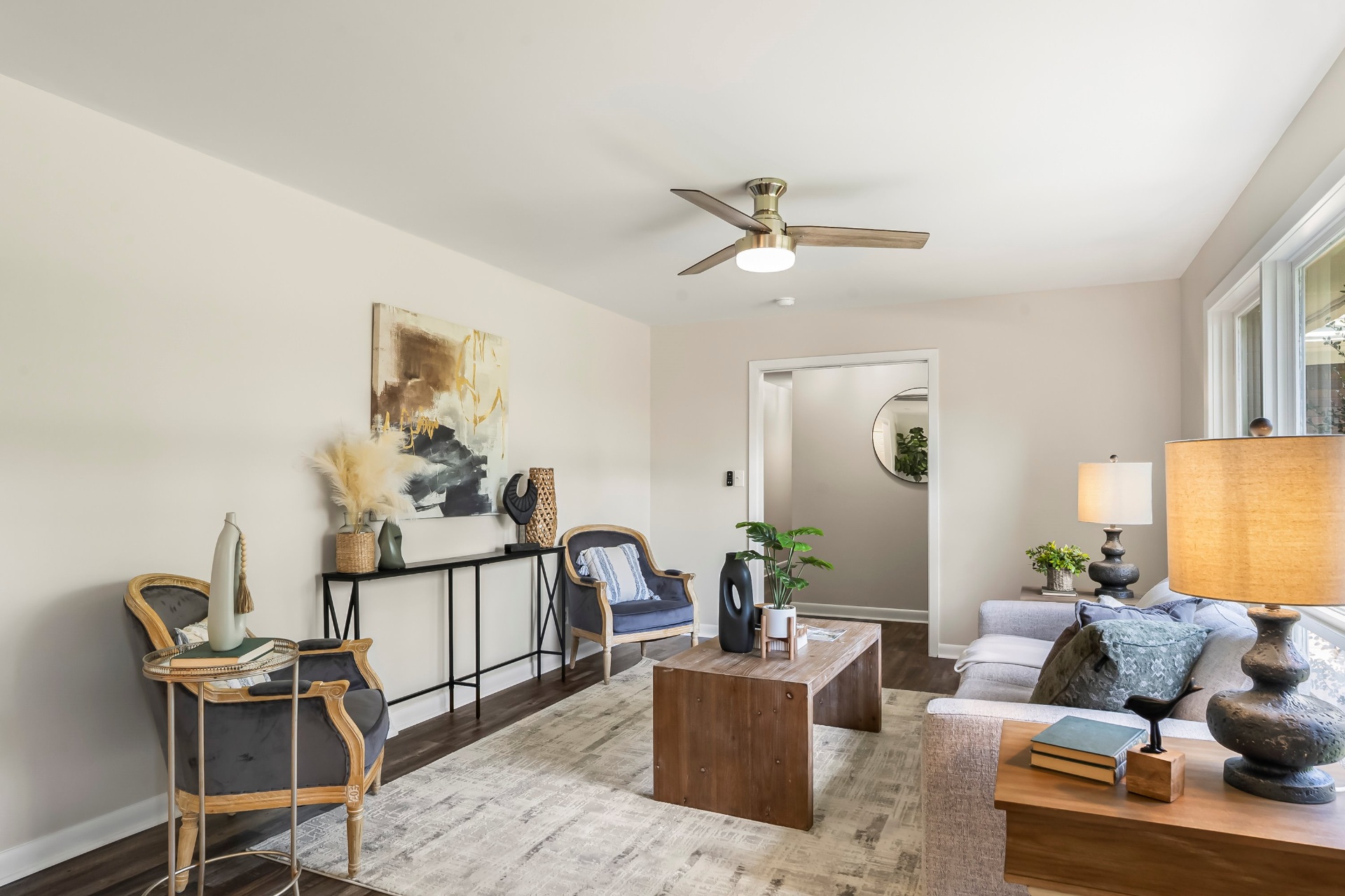 Refined sitting room